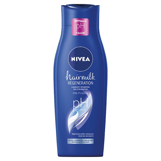 NIVEA Hairmilk Mleczny szampon pielęgnujący do włosów o strukturze normalnej 400 ml