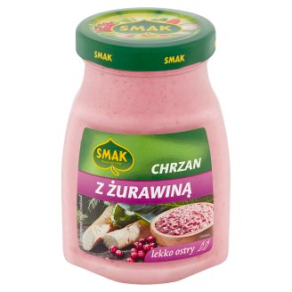 Smak Chrzan żurawinowy lekko ostry 175 g
