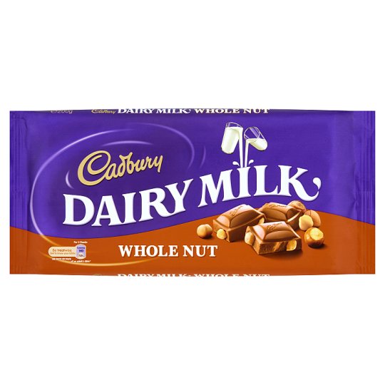 Cadbury Czekolada mleczna z orzechami laskowymi 200 g