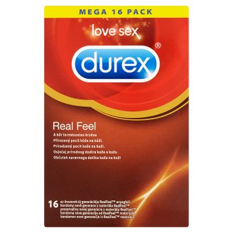 Durex Real Feel prezervatívy 16 ks