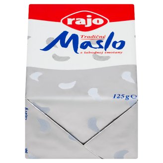 Rajo Tradičné maslo z lahodnej smotany 125 g