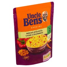 Uncle Ben's Special Indian Rice with Curry and Vegetables 250 g