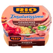 Rio Mare Insalatissime Hotový pokrm z kuskusu, zeleniny a tuniaka 160 g