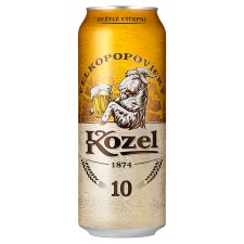 Velkopopovický Kozel 10 Light Draught Beer 500 ml