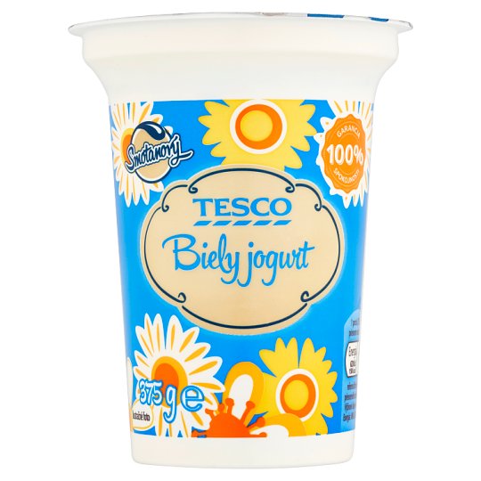 Tesco Biely jogurt smotanový 375 g