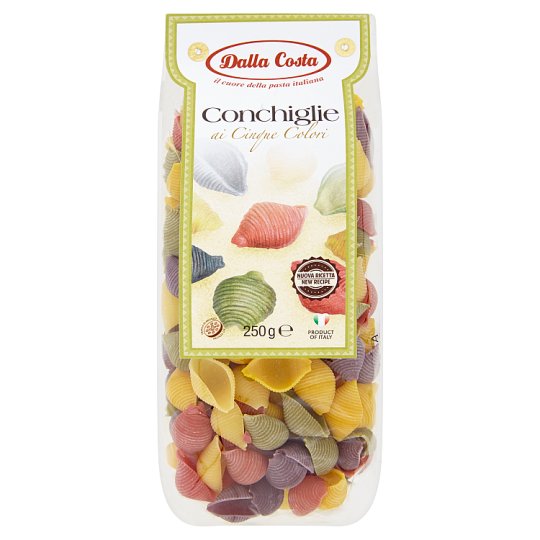Dalla Costa Conchiglie päťfarebné mušle 250 g