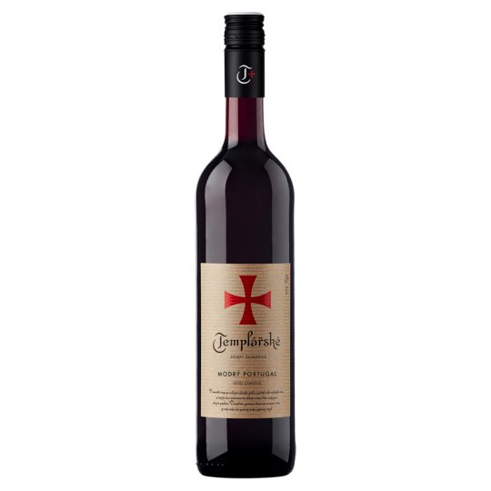 Templářské Sklepy Čejkovice Modry Portugal víno červené suché 0,75 l