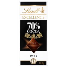 Lindt Excellence 70% Fine Dark Chocolate 100 g