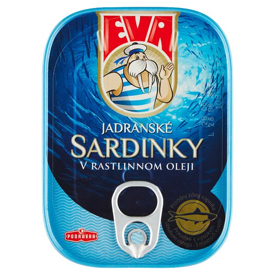 Eva Adriatic Sardines in Vegetable Oil 115 g Tesco Groceries