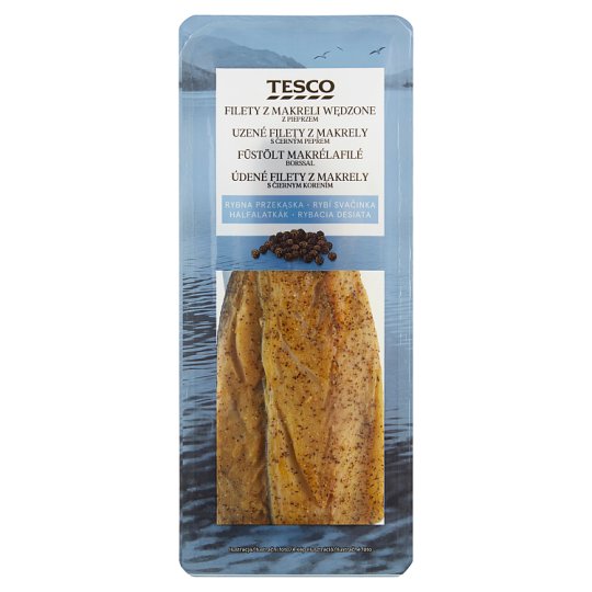 Tesco Smoked Mackerel Fillets with Black Pepper