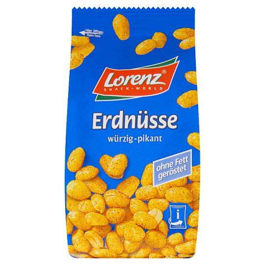 Lorenz Arašidy lúpané, na sucho pražené, korenené 150 g