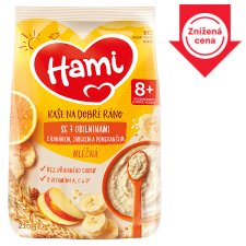 Hami Porridge on Good Morning Milk Porridge with 7 Vitamins, Banana, Apple ane Orange 210 g