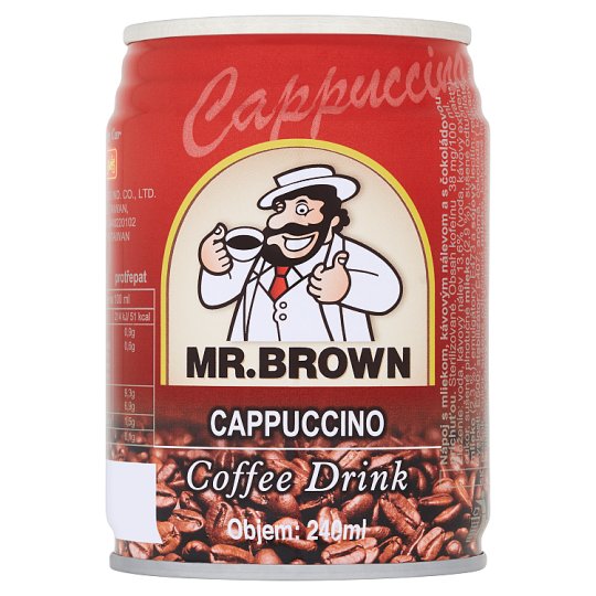 Mr. Brown Nápoj s mliekom, kakaovým nálevom a čokoládovou príchuťou 240 ml