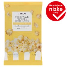 Tesco Microwave Popcorn Butter Flavour 100 g