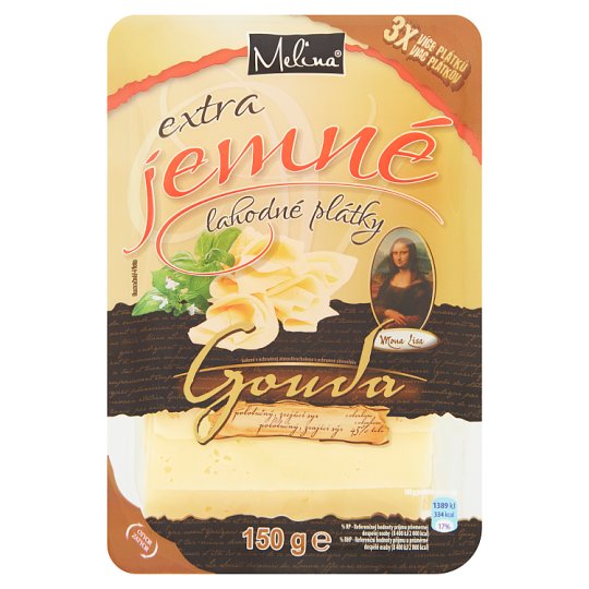 Melina Gouda extra jemné lahodné plátky 150 g