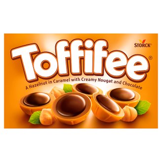 Storck Toffifee Celé jadro lieskového orieška v karameli s nugátovým krémom a čokoládou 125 g