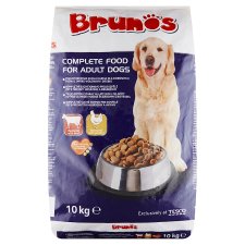 Brunos Complete Dry Food for Adult Dogs with a Taste of Beef and Poultry 10 kg