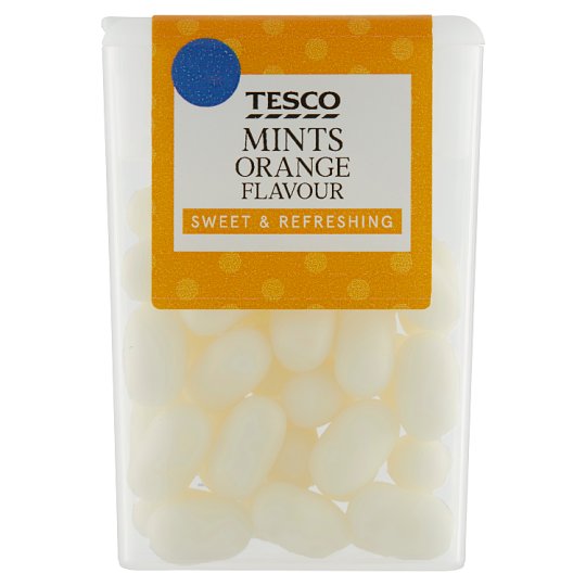 Tesco Mints Orange Flavour 16 g Tesco Groceries