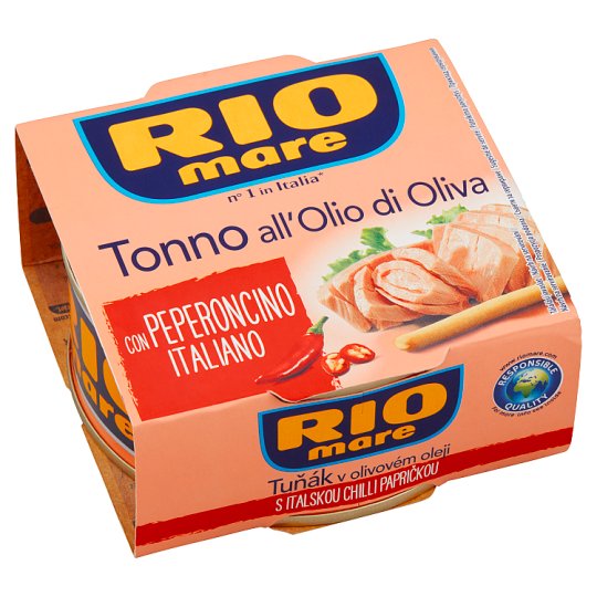 Rio Mare Tuna in Olive Oil with Chili Pepper 130 g Tesco Groceries