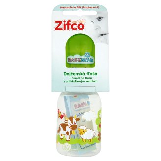 Zifco Pre deti Dojčenská fľaša + cumeľ na fľašu s antikolikovým ventilom