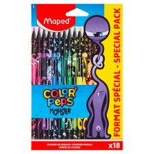 Maped Color' Peps Monster Coloured Pencils 18 pcs