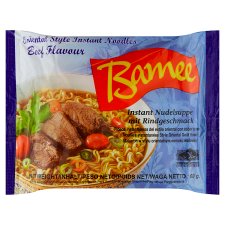 Bamee Oriental Style Instant Noodle Soup with Beef Flavour 60 g