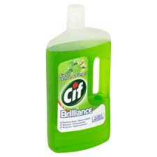 Cif Brilliance Green Lemon & Ginger Cleaner for Floors and Washable Surfaces 1 L