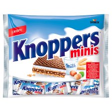 Knoppers Minis Stuffed Wafers 200 g