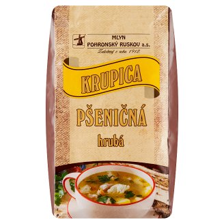 Mlyn Pohronský Ruskov Pšeničná krupica hrubá 1 kg