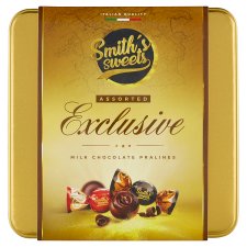 Smith's Sweets Exclusive Assorted Milk Chocolate Pralines with Assorted Cream Fillings 200 g