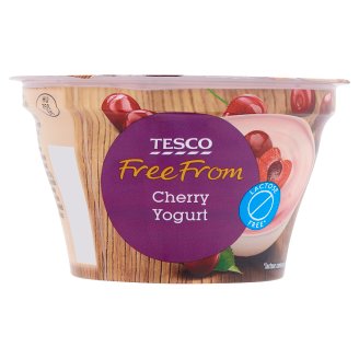 Tesco Free From Delaktózovaný višňový jogurt 150 g
