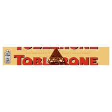 Toblerone Swiss Milk Chocolate with Honey and Almond Nougat 100 g