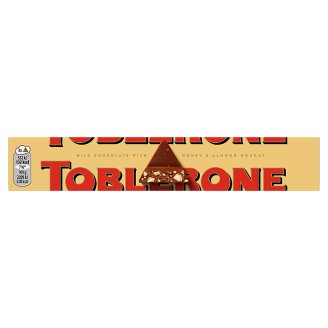 Toblerone Švajčiarska mliečna čokoláda s medovo-mandľovým nugátom 100 g