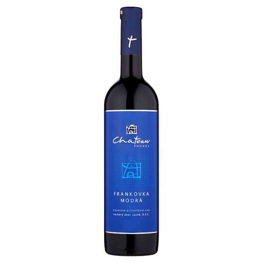 Chateau Modra Frankovka modrá slovenské prívlastkové červené víno neskorý zber suché D.S.C. 0,75 l
