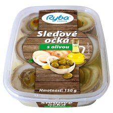 Ryba Košice Sleďové očká s olivou 150 g