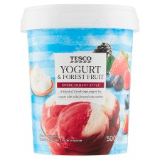 Tesco Yogurt Ice Cream with Forest Fruits Sorbet 500 ml