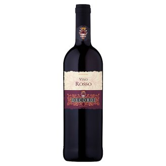 Decordi Vino Rosso suché červené víno 750 ml