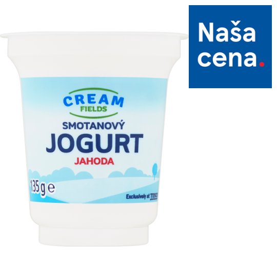 Cream Fields Smotanový jogurt jahoda 135 g