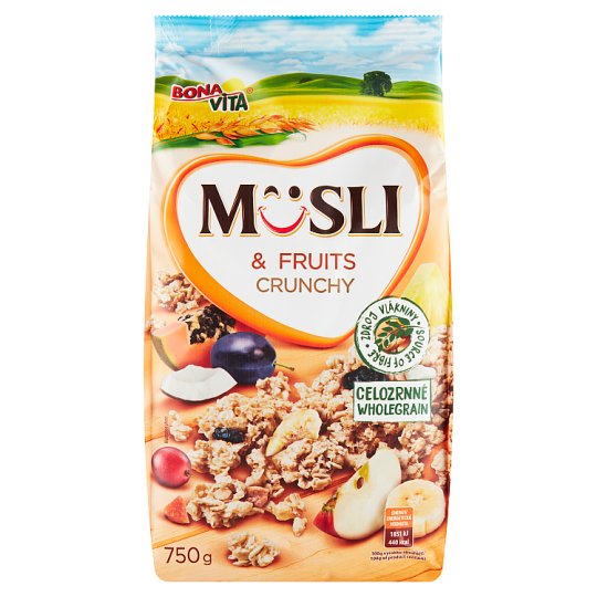 Bona Vita Zapekané müsli 30% ovocia 750 g