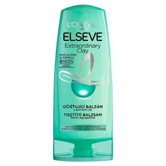 L'Oréal Paris Elseve Extraordinary Clay očisťujúci balzam pre rýchlo sa mastiace vlasy 400 ml