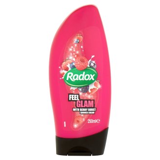 Radox Feel glam with berry burst krémový sprchovací gél 250 ml