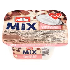 Müller Mix Creamy Jogurt Choco Hearts 130 g