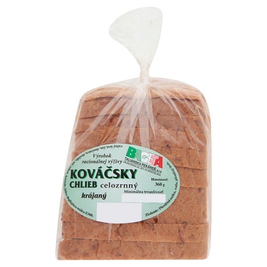 Bageta Blacksmith Whole Wheat Bread Sliced 360 g