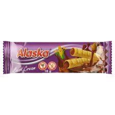 Alaska Kukuričné trubičky plnené kakaovým krémom 18 g