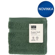 F&F Home Super Soft Bottle Green Face Towel 30 x 30 cm