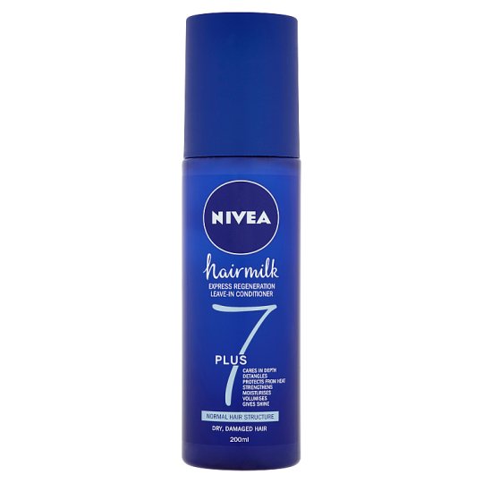 Nivea Hairmilk Regeneračný bezoplachový kondicionér 7plus pre normálne vlasy 200 ml
