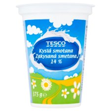 Tesco Sour Cream 14 % 375 g