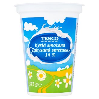 Tesco Kyslá smotana 14 % 375 g