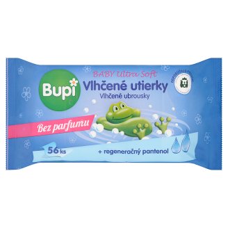Bupi Baby Ultra soft vlhčené utierky s pantenolom 64 ks