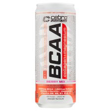 Cebra Function Food Vitamínový nápoj BCAA Collagen+Mg berry mix 330 ml